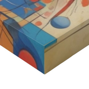 Modern Abstract Artwork Faux Canvas Print