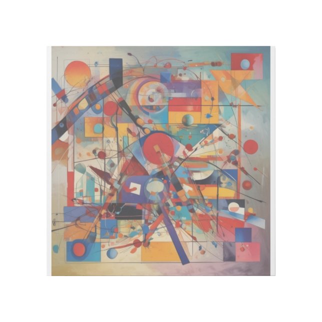 Modern Abstract Artwork Gallery Wrap (Front)