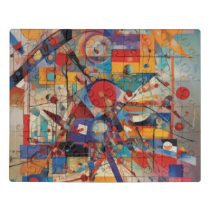 Modern Abstract Artwork Jigsaw Puzzle