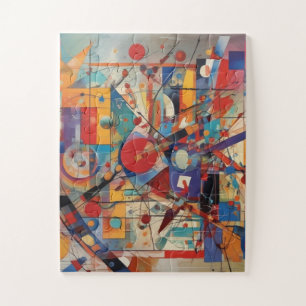 Modern Abstract Artwork Jigsaw Puzzle