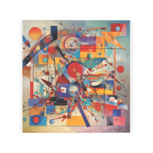 Modern Abstract Artwork Metal Print