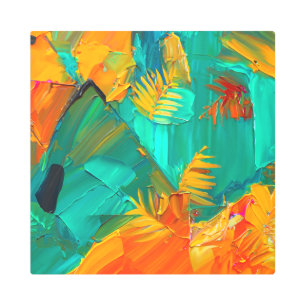Modern Abstract Artwork Metal Print
