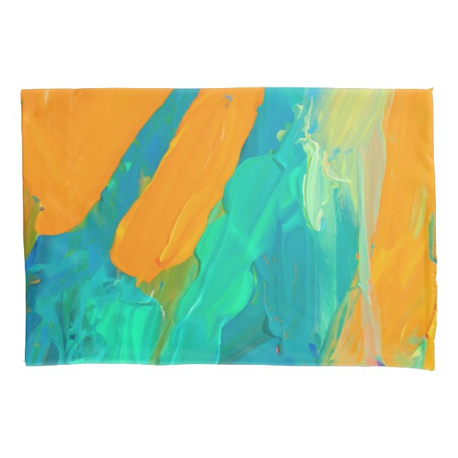 Modern Abstract Artwork Pillow Case (Front)