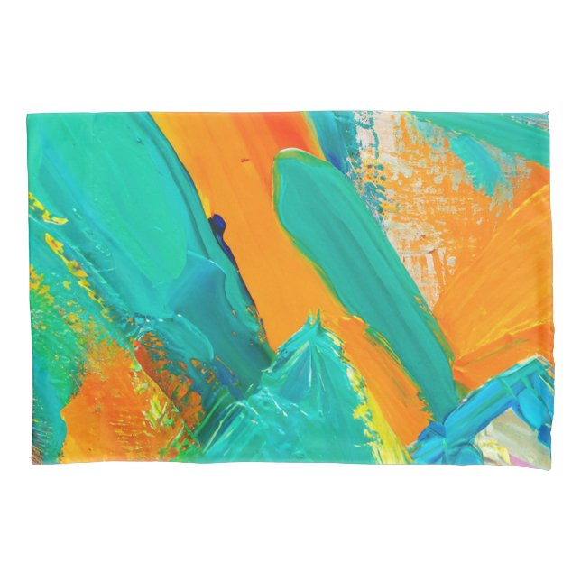 Modern Abstract Artwork Pillow Case (Front)