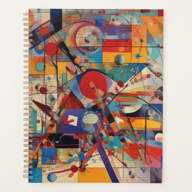 Modern Abstract Artwork Planner (Front)