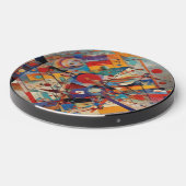 Modern Abstract Artwork Wireless Charger (Front 2)