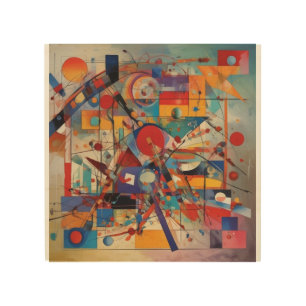 Modern Abstract Artwork Wood Wall Art