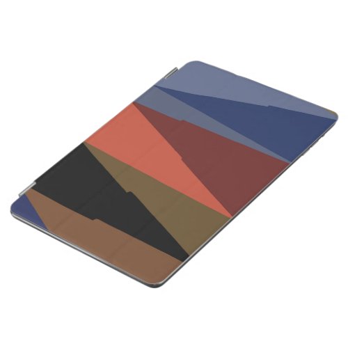 Modern abstract asymmetrical triangle pattern  iPad air cover