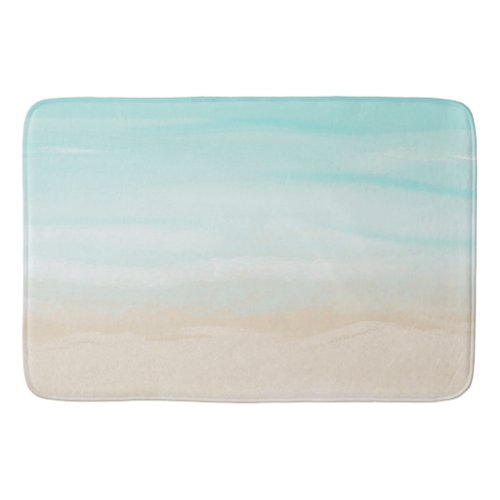 Modern Abstract Beach Bath Mat