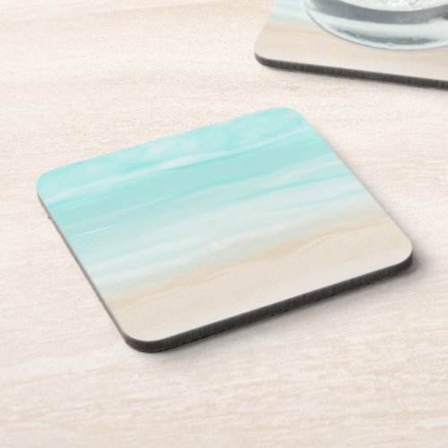 Modern Abstract Beach Beverage Coaster