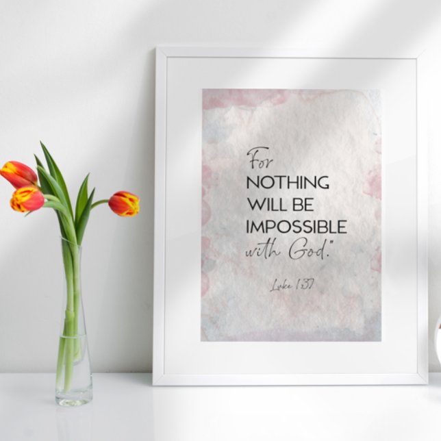 Modern Abstract Bible Verse Wall Poster (Creator Uploaded)