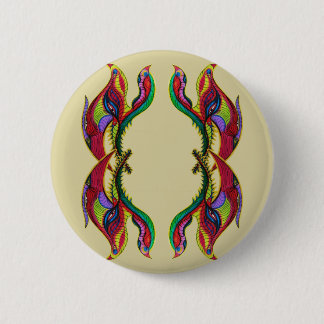 Modern abstract birds portal button