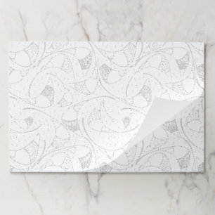 Modern Abstract Black & White Notepad Paper Pad