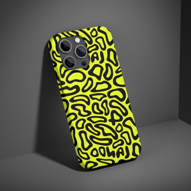 Modern Abstract Blob Pattern Phone Case – Racing I (Creator Uploaded)