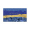 Modern Abstract | Blue and Gold