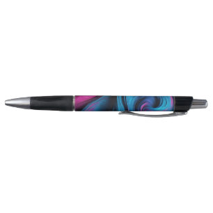 Modern Abstract- Blue and Pink- Pen