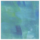 Modern Abstract Blue Green Painting Fabric