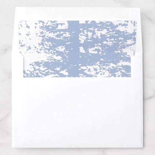 Modern Abstract Blue Treetop Envelope Liner