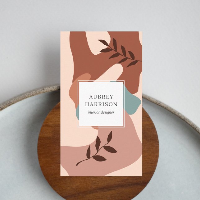 Modern Abstract Botanical Business Card (Creator Uploaded)