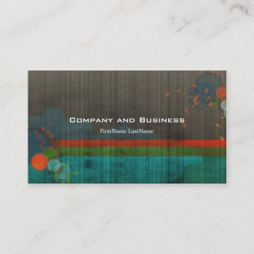 Customizable Modern Abstract Business Card
