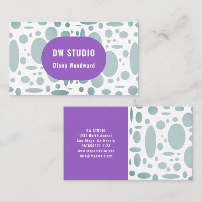 Modern Abstract Business Card (Front/Back)