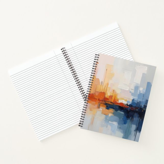 Modern Abstract Business Notebook – Corporate Gift (Inside)
