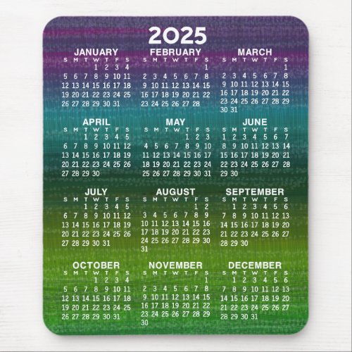 Modern Abstract Calendar Vertical Mouse Pad