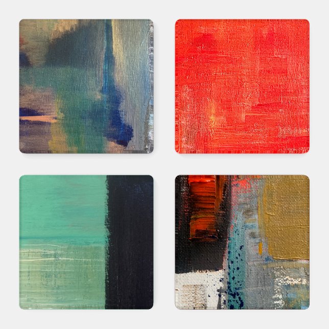 Modern Abstract Coaster Set (Set)
