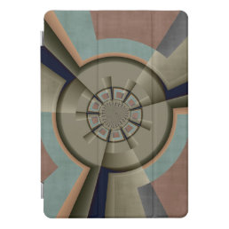 Modern Abstract Color Harmony Fractal Art Graphic iPad Pro Cover