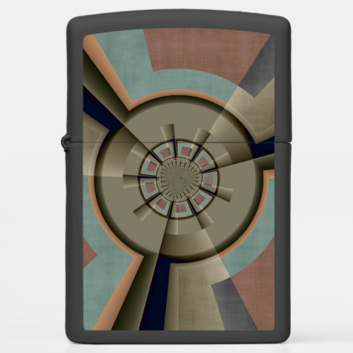 Modern Abstract Color Harmony Fractal Art Graphic Zippo Lighter