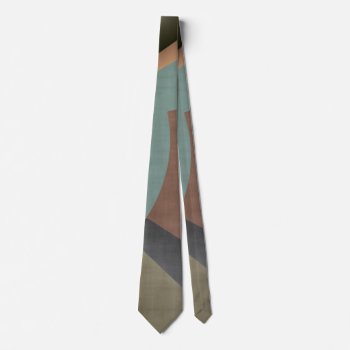 Modern Abstract Color Harmony Fractal Art Neck Tie by GabiwArt at Zazzle