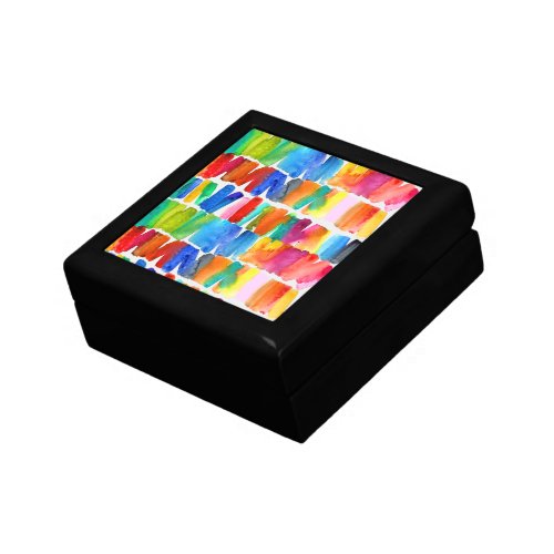 Modern abstract color riot crazy colors gift box