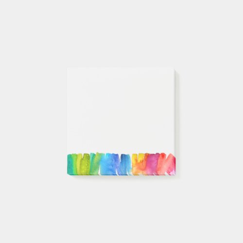 Modern abstract color riot crazy colors post_it notes