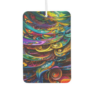 Modern Abstract Colorful Air Freshener