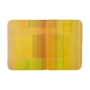 Modern Abstract   Colorful Citrus Colors Bath Mat