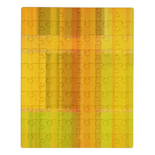 Modern Abstract Colorful Citrus Colors Jigsaw Puzzle