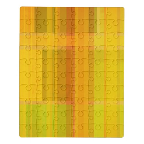 Modern Abstract  Colorful Citrus Colors Jigsaw Puzzle