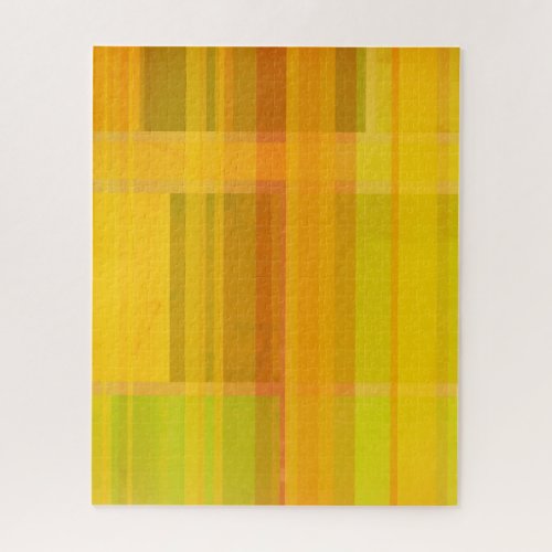 Modern Abstract  Colorful Citrus Colors Jigsaw Puzzle