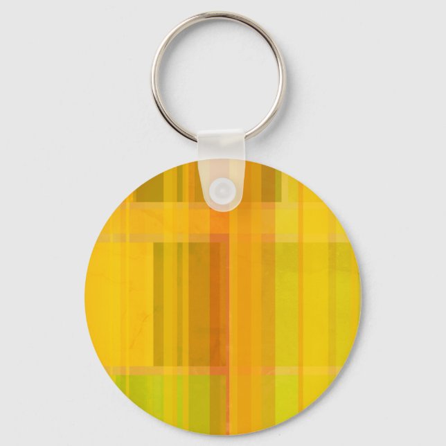 Modern Abstract | Colorful Citrus Colors Keychain (Front)