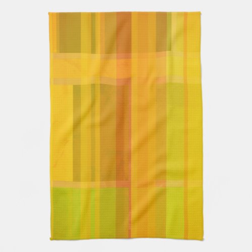 Modern Abstract  Colorful Citrus Colors Kitchen Towel