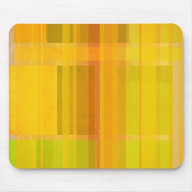 Modern Abstract | Colorful Citrus Colors Mouse Pad (Front)