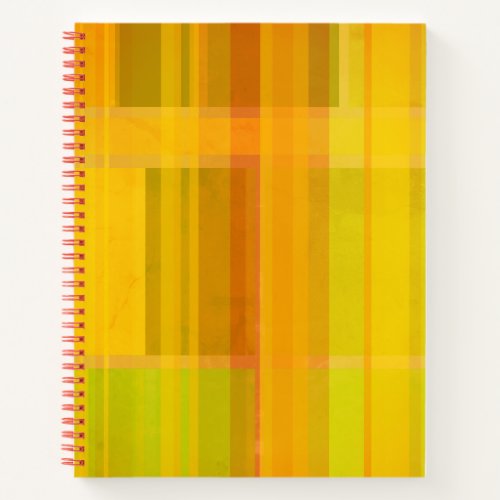 Modern Abstract  Colorful Citrus Colors Notebook