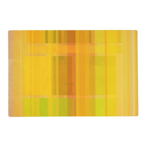 Modern Abstract  Colorful Citrus Colors Placemat