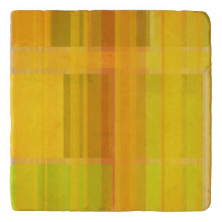 Modern Abstract | Colorful Citrus Colors Trivet
