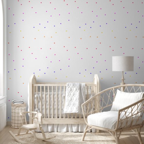Modern Abstract Colorful Dot Pattern Wallpaper