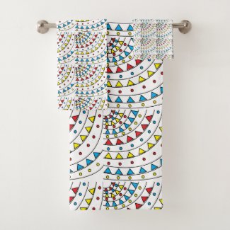 Modern Abstract Colorful Geometric Pattern 