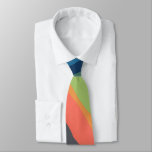 Modern Abstract Colorful Neck Tie at Zazzle