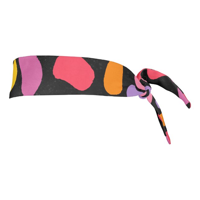 Modern Abstract Colorful Pattern                   Tie Headband (Rotate 90)