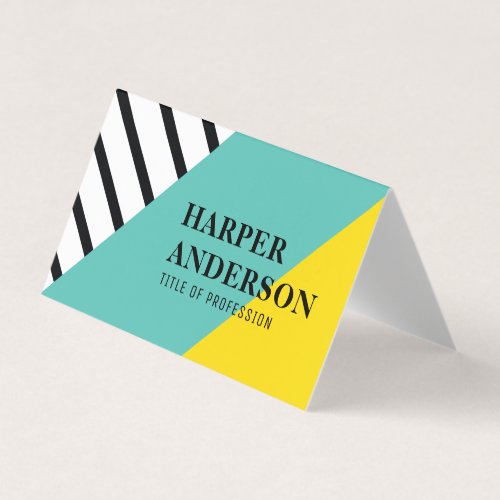 Modern Abstract Colourful Professional Business Card