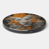 Modern Abstract Contemporary Geometric Lion Face Wireless Charger (Front 2)